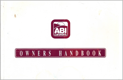 1998 ABI caravan handbook cover