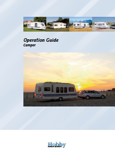 2007 Hobby caravan owners manual handbook