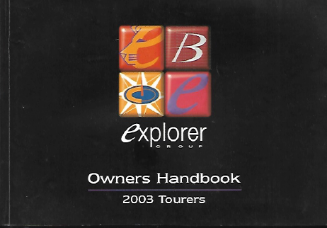 2003 Buccaneer caravan owners handbook