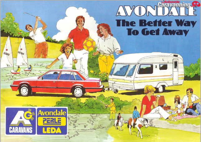 1985 Avondale caravan brochure