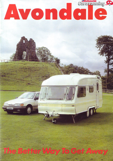 1986 Avondale caravan brochure