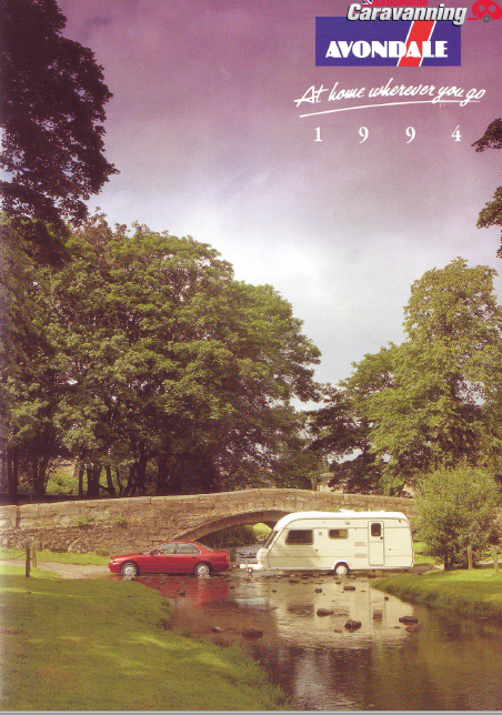 1994 Avondale caravan brochure
