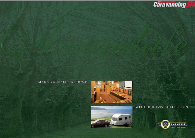 1999 Avondale caravan brochure