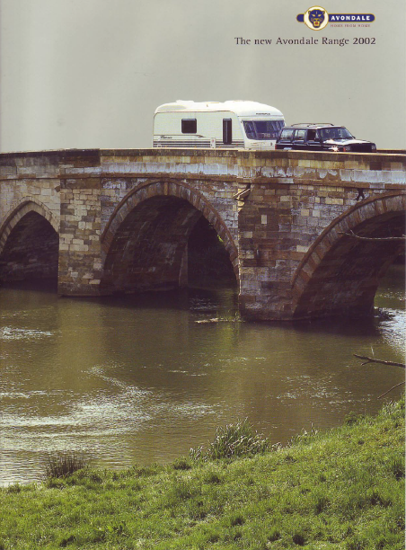 2002 Avondale caravan brochure