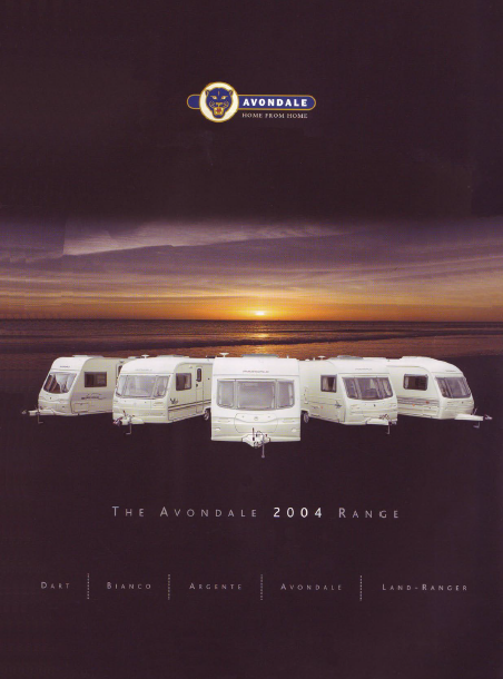 2004 Avondale caravan brochure