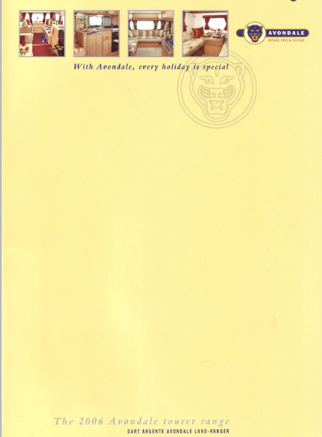 2006 Avondale caravan brochure