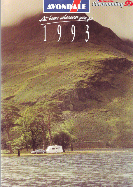 1993 Avondale caravan brochure
