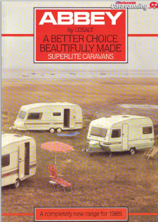 1985 Abbey caravan brochure