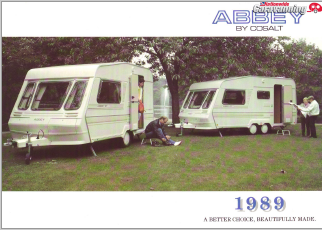 1989 Abbey caravan brochure