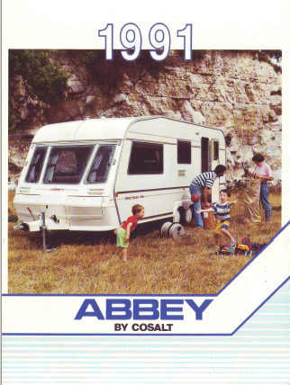 1991 Abbey caravan brochure