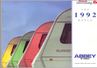 1992 Abbey caravan brochure