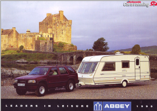 1995 Abbey caravan brochure