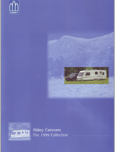 1999 Abbey caravan brochure